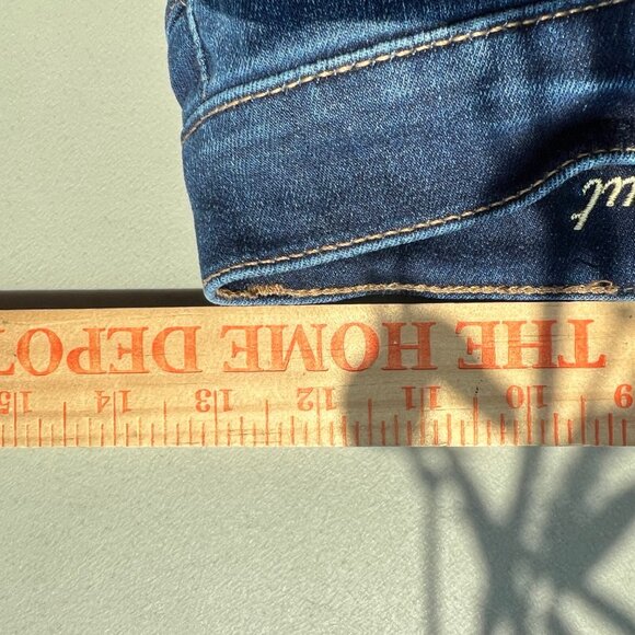 7 For All Mankind Jeans Size 28 Bootcut Straight Stretch Denim Dark Wash - Picture 5 of 6